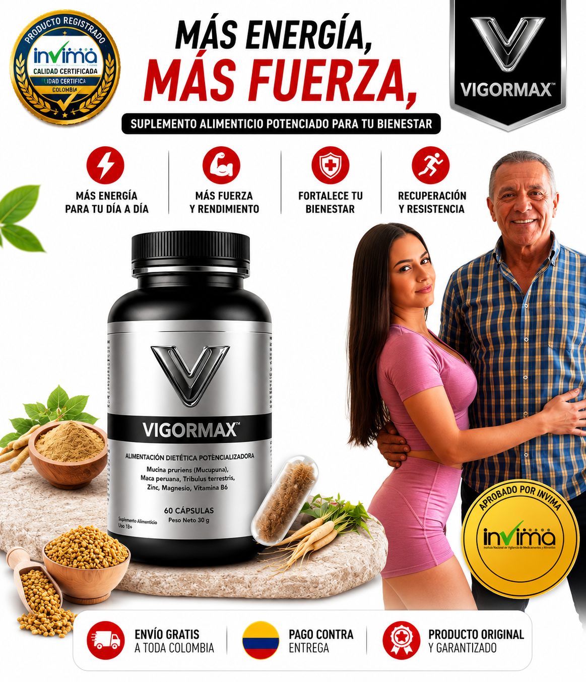 Vigormax con una oferta especial para ti, solo hoy!