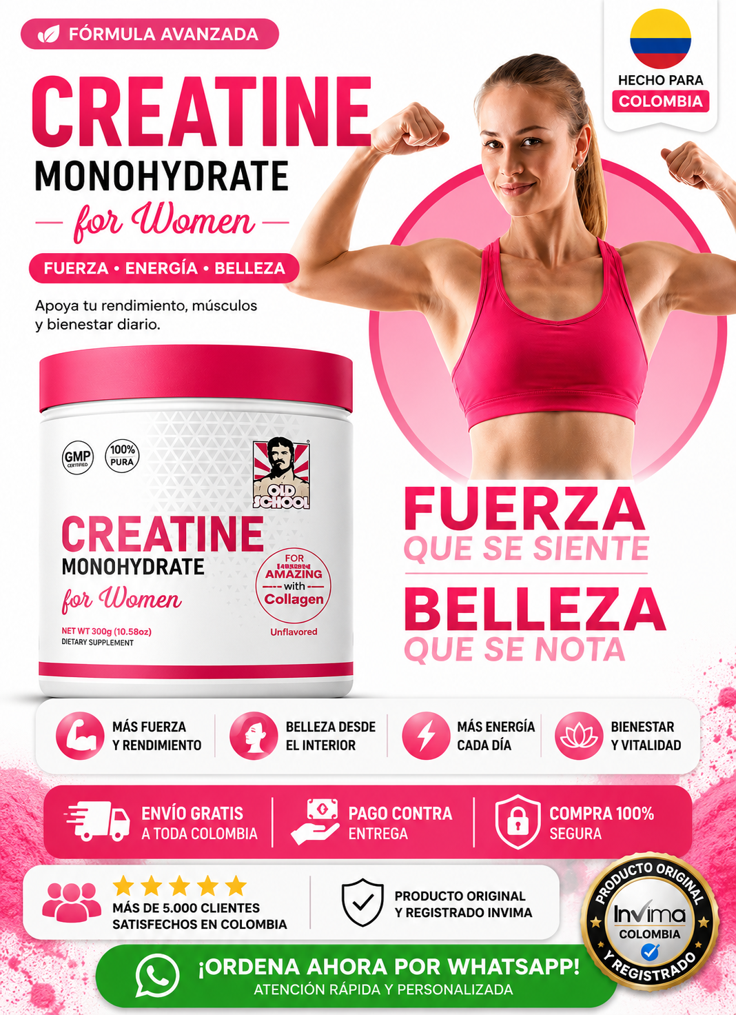 Monohidrato De Creatina con una oferta especial para ti, solo hoy!