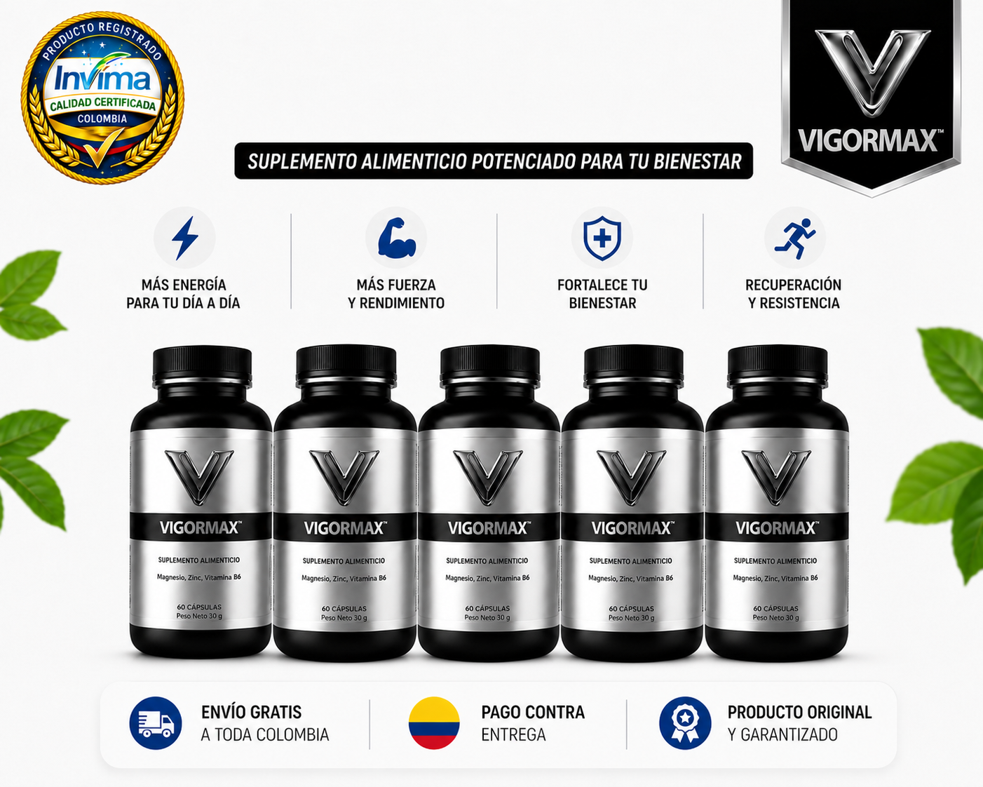 Vigormax con una oferta especial para ti, solo hoy!