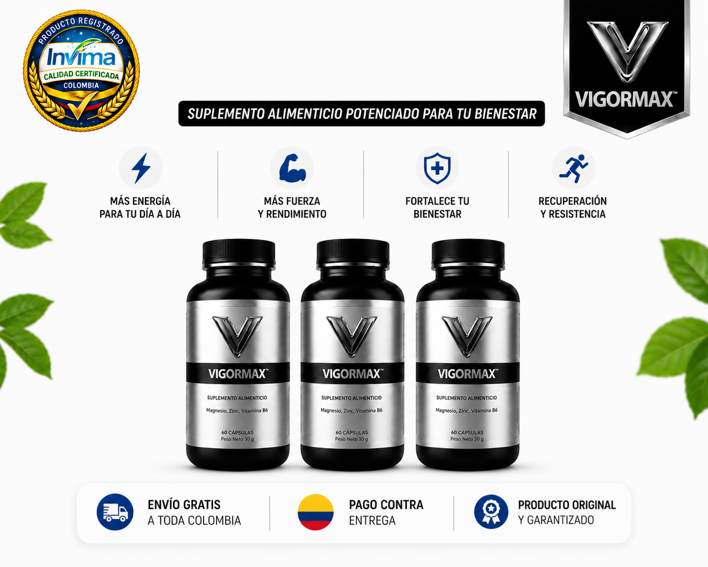 Vigormax con una oferta especial para ti, solo hoy!