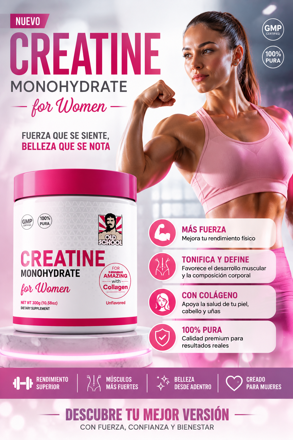 Monohidrato De Creatina con una oferta especial para ti, solo hoy!
