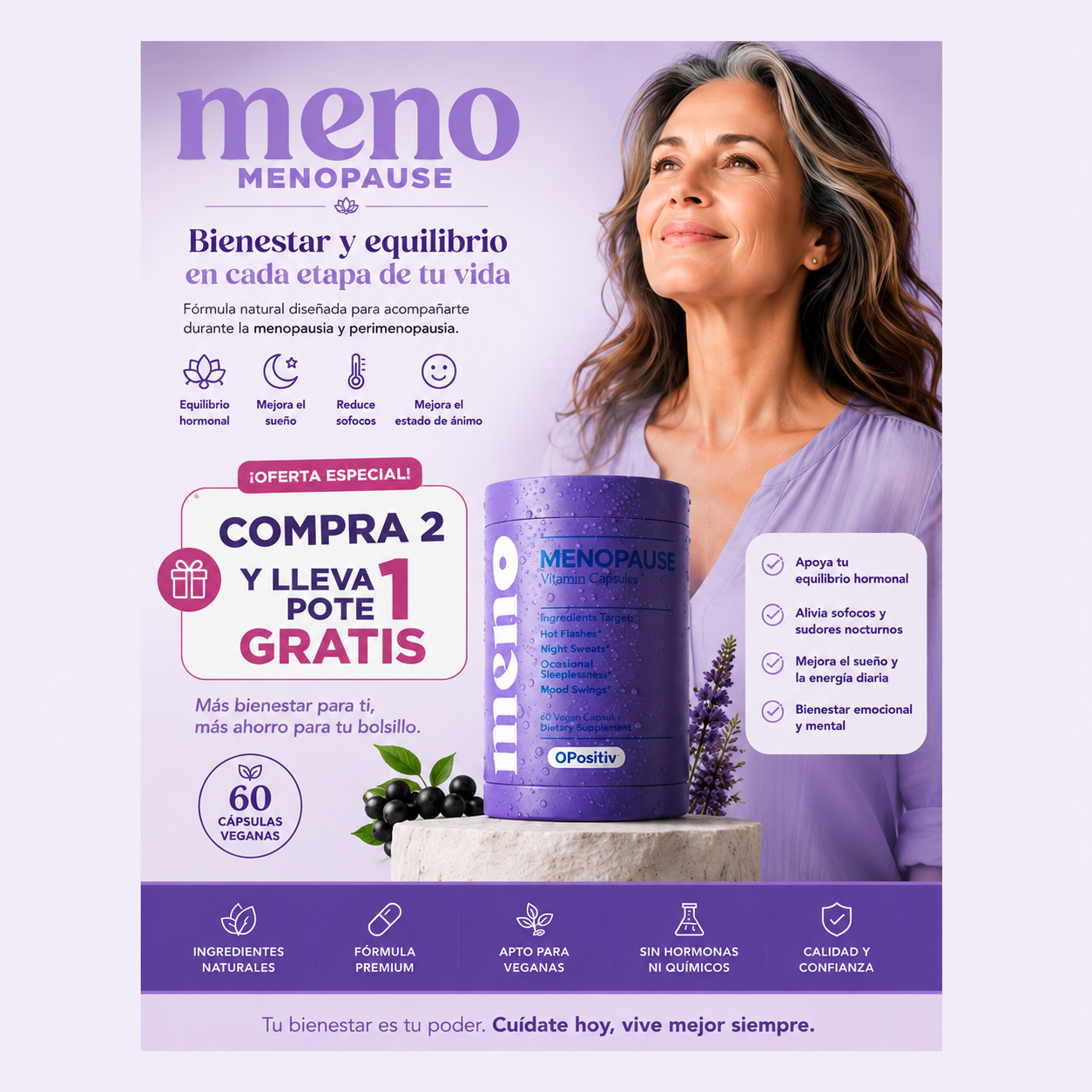 Meno Menopause con una oferta especial para ti, solo hoy!