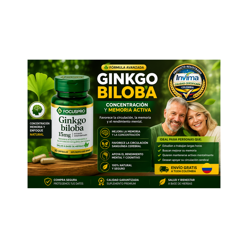 GINKGO BILOBA con una oferta especial para ti, solo hoy!